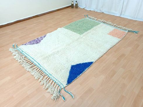 Authentic Beni Ourain Moroccan Rug – Handmade Wool Berber Carpet